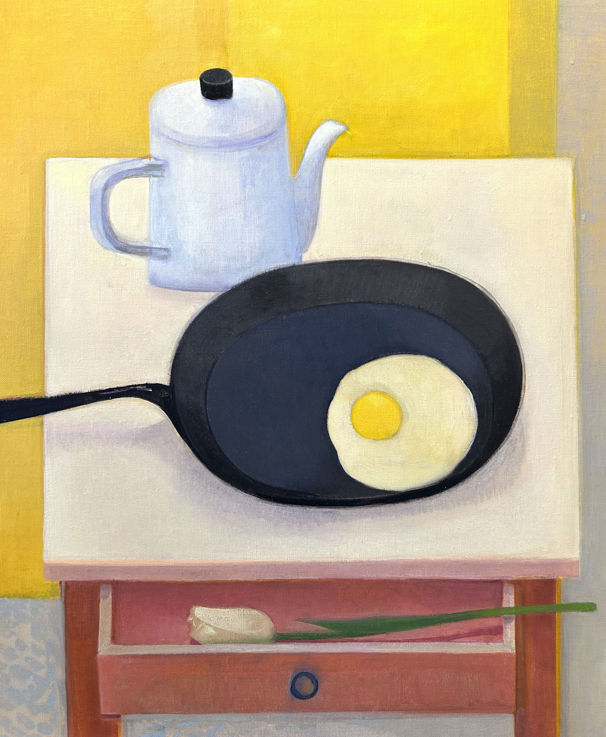 熊崎尚樹 「目玉焼き」 F15 油彩